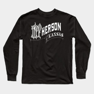 Vintage McPherson, KS Long Sleeve T-Shirt